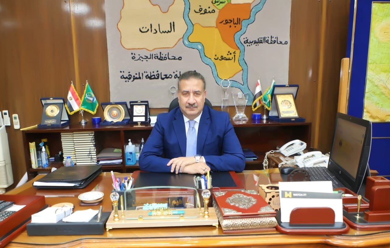 اللوء إبراهيم أبو ليمون محافظ المنوفية