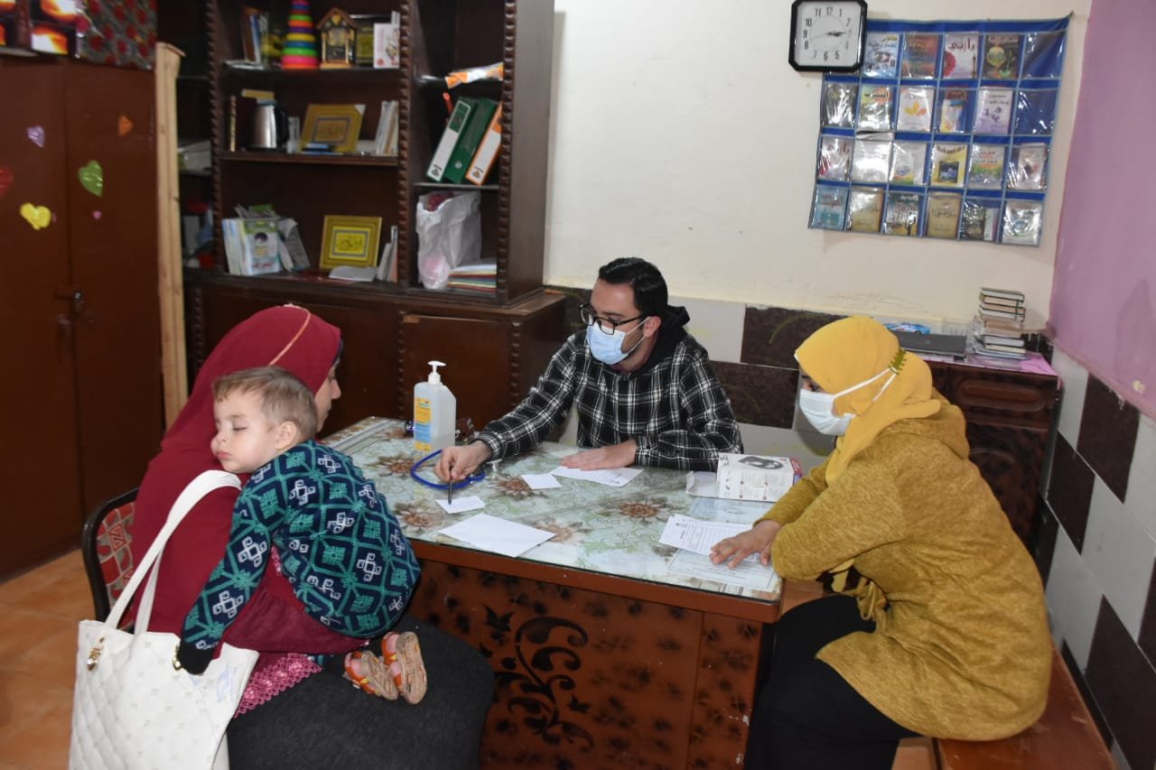 جامعة مدينة السادات تنظم قافلة طبية بالمجان في قرية كفر طه شبرا