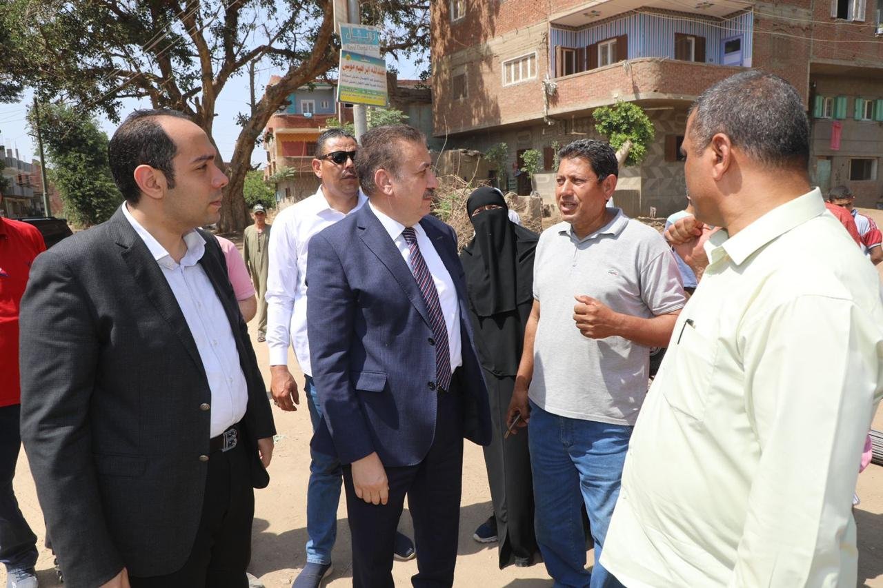 محافظ المنوفية يحيل رئيس قرية جريس للتحقيق