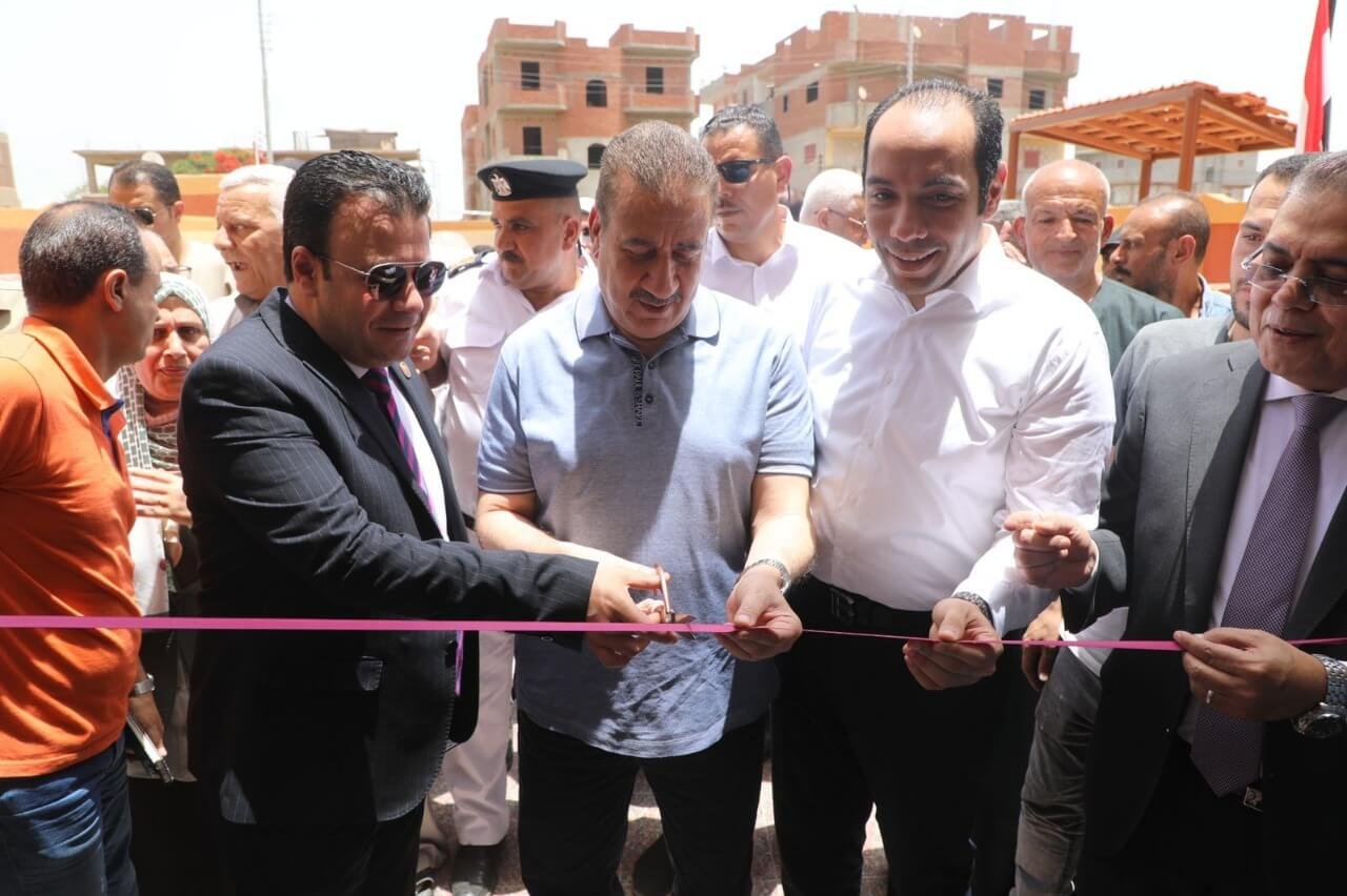 محافظ المنوفية يفتتح مدرستى تلوانة الإبتدائية والإعدادية بالباجور