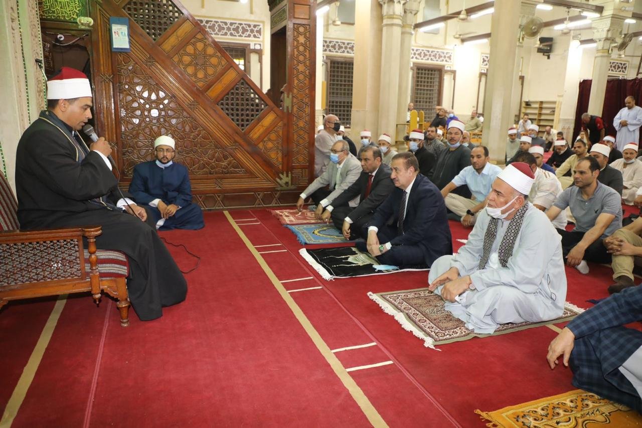 بالصور.. احتفال رأس السنة الهجرية بمسجد الأنصاري بشبين الكوم  في المنوفية