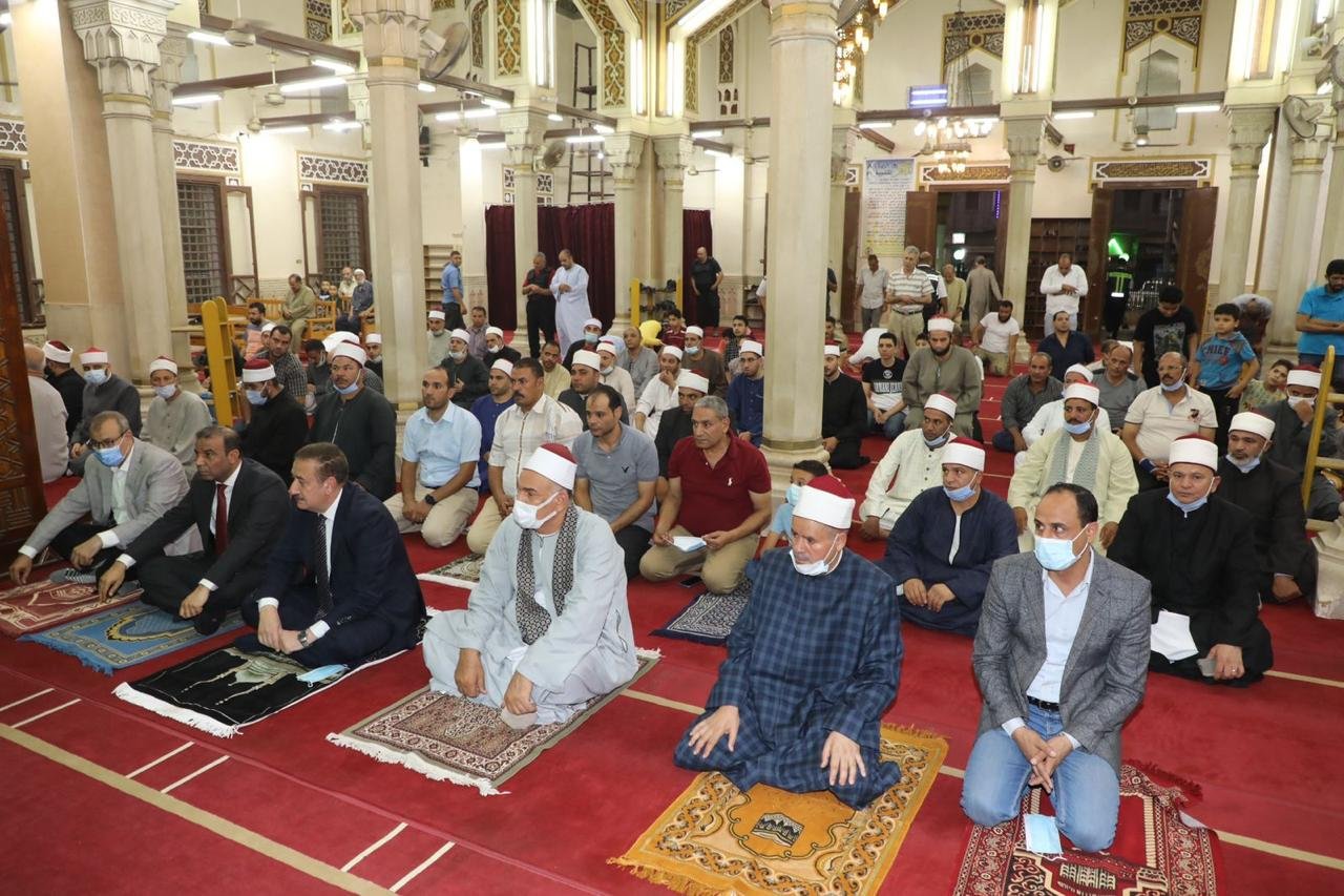 بالصور.. احتفال رأس السنة الهجرية بمسجد الأنصاري بشبين الكوم  في المنوفية