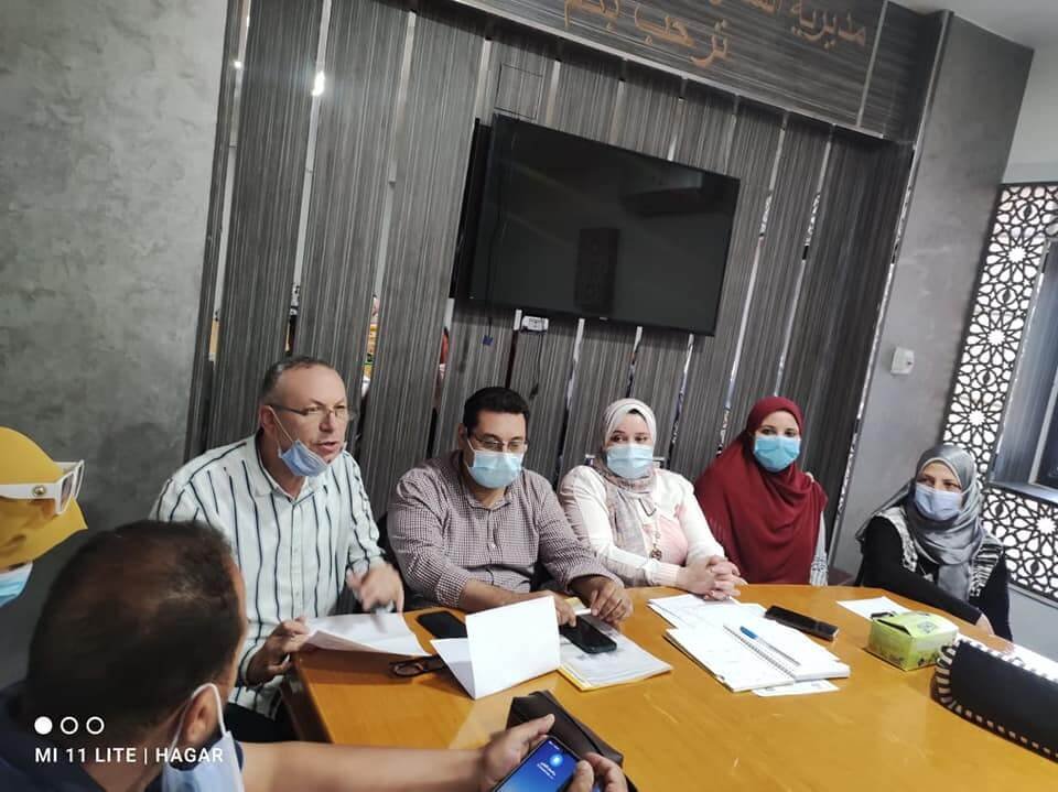 اجتماع موسع لقيادات الطب الوقائي والإدارات الطبية بالمنوفية لبحث الموقف الحالي لجائحة كورونا
