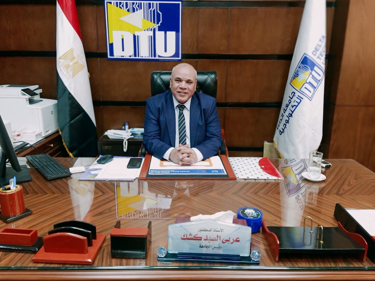 الدكتور عربي كشك: نشكر القيادة السياسية والحكومة ووزير التعليم العالي على دعم الجامعات التكنولوجية