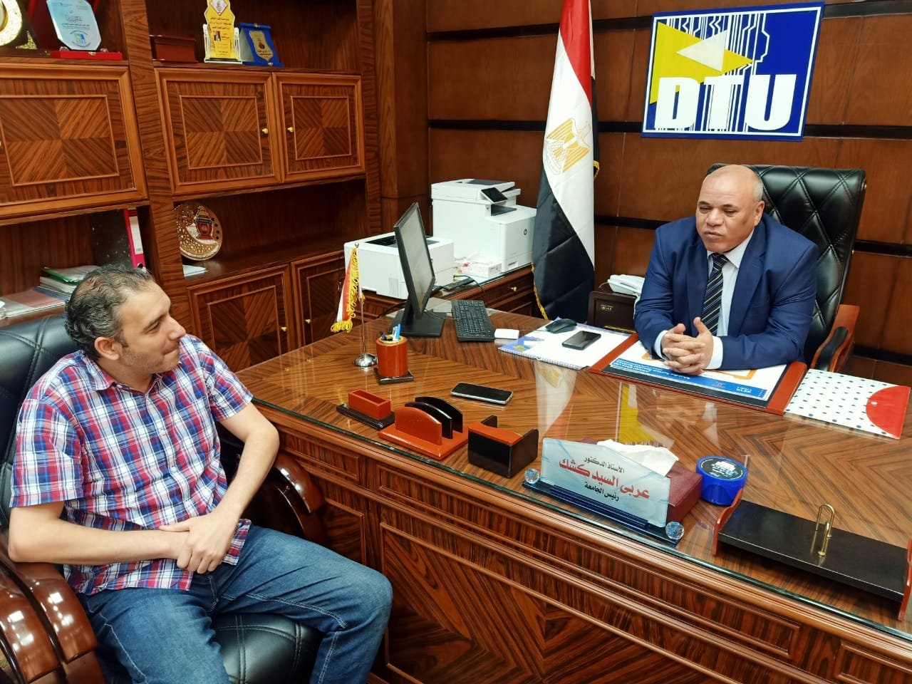 الدكتور عربي كشك: نشكر القيادة السياسية والحكومة ووزير التعليم العالي على دعم الجامعات التكنولوجية