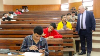 رئيس جامعة الدلتا التكنولوجية يتابع سير اختبارات منتصف الفصل الدراسى الأول 