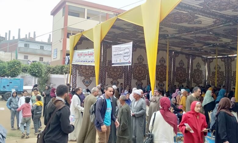 جامعة المنوفية تشارك في تنظيم قافلة طبية موسعة