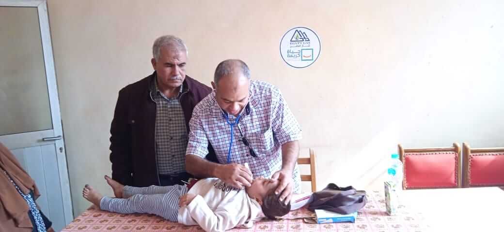 جامعة مدينة السادات تنظم قافلة طبية تخصصية بقرية مصطاي مركز قويسنا ضمن حياة كريمة