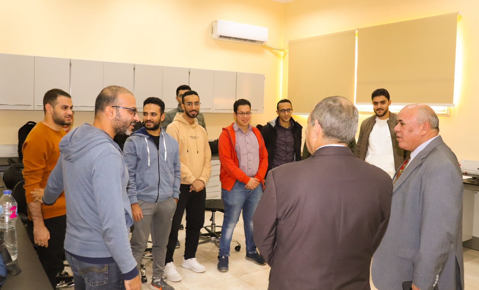 معامل جامعة الدلتا التكنولوجية تستقبل مجموعة من متدربى معهد تكنولوجيا المعلومات