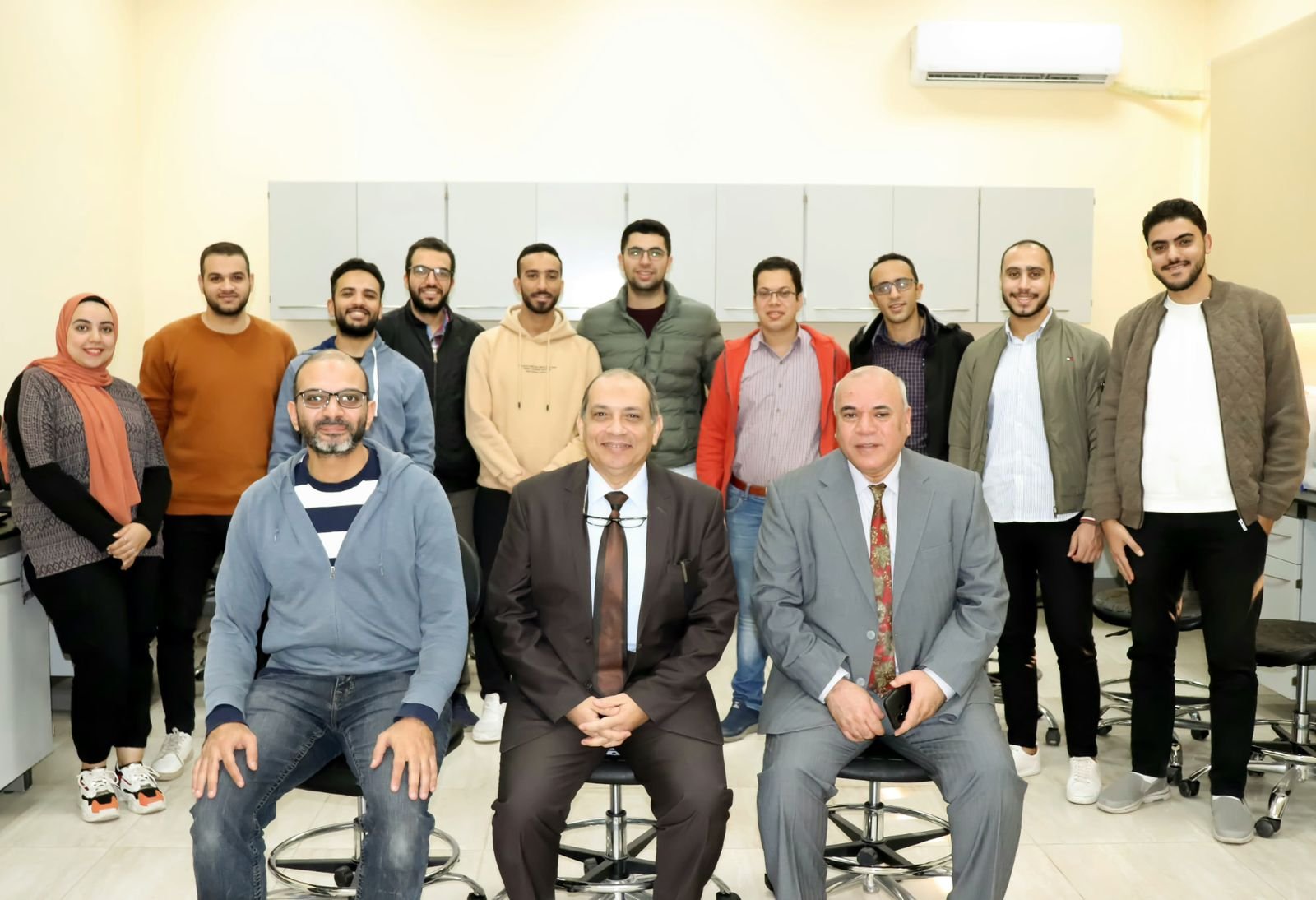 معامل جامعة الدلتا التكنولوجية تستقبل مجموعة من متدربى معهد تكنولوجيا المعلومات