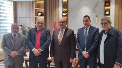 رئيس جامعة مدينة السادات يستقبل رئيس جامعة برج العرب التكنولوجية