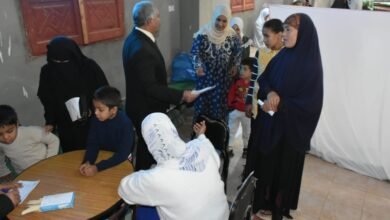 جامعة مدينة السادات تطلق قافلة طبية مجانية بقرية نصر أبو مصطفى بالمنوفية
