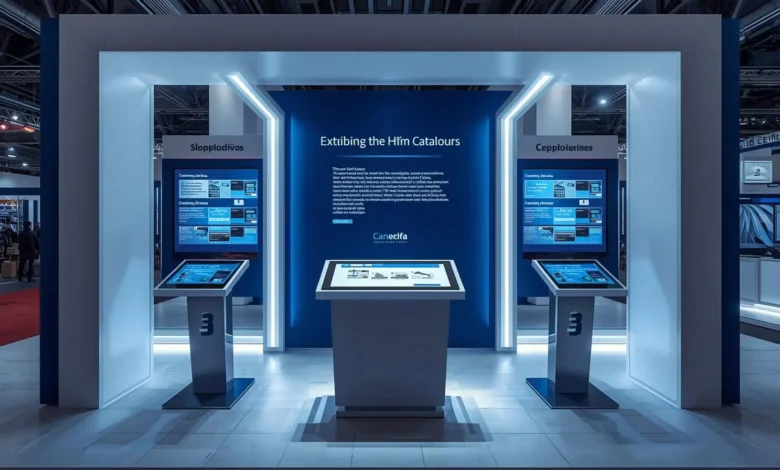 شركة تجهيز معارض في الرياض | شركات تجهيز قاعات المؤتمرات | تصميم كتالوج إلكتروني احترافي