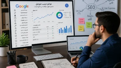 خبير سيو يحلل عوامل ترتيب جوجل لتحسين ظهور موقع إلكتروني.