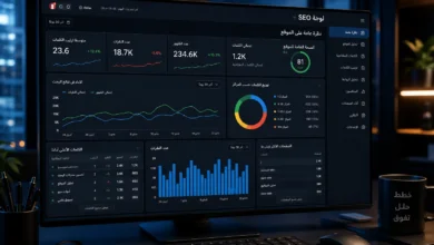 مؤشرات أداء الموقع ورسومًا بيانية وإحصاءات تحسين محركات البحث
