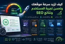 أهم طرق زيادة سرعة الموقع، مثل تحسين الصور، تفعيل الكاش، استخدام CDN، اختيار استضافة سريعة، وتقنية Lazy Load لتحسين تجربة المستخدم ونتائج SEO.
