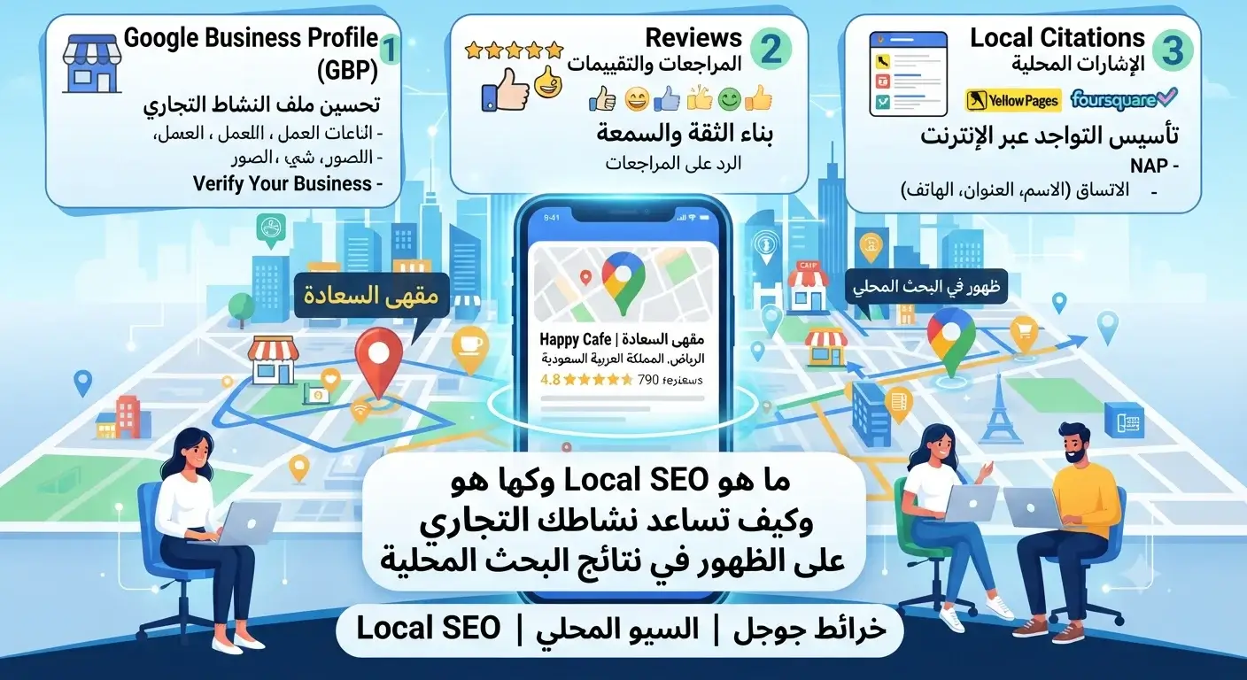 ما هو Local SEO وكيف يساعد نشاطك التجاري على الظهور في نتائج البحث المحلية؟