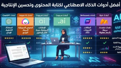 أفضل أدوات الذكاء الاصطناعي لكتابة المحتوى وتحسين الإنتاجية
