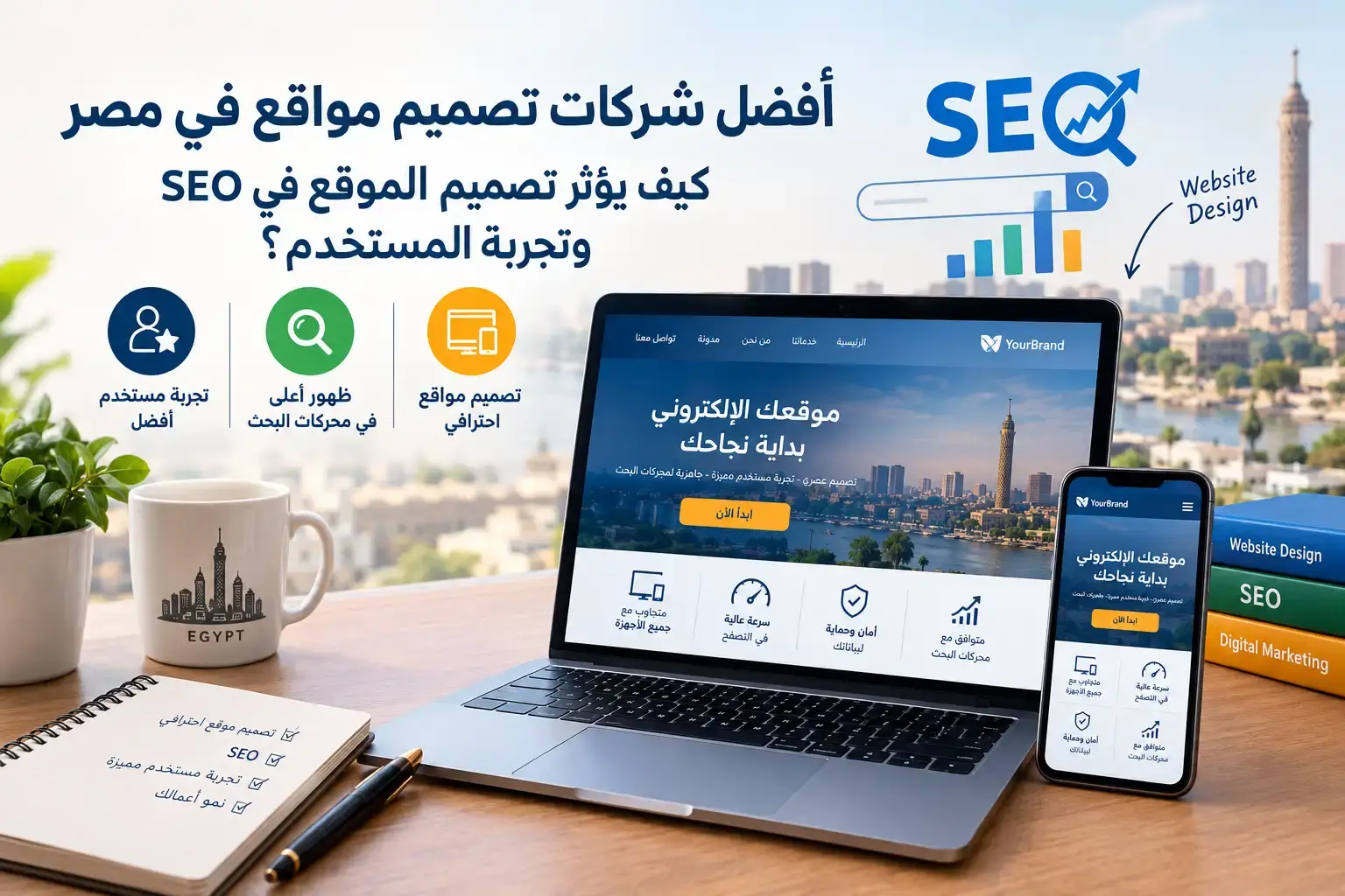 افضل شركات تصميم مواقع في مصر